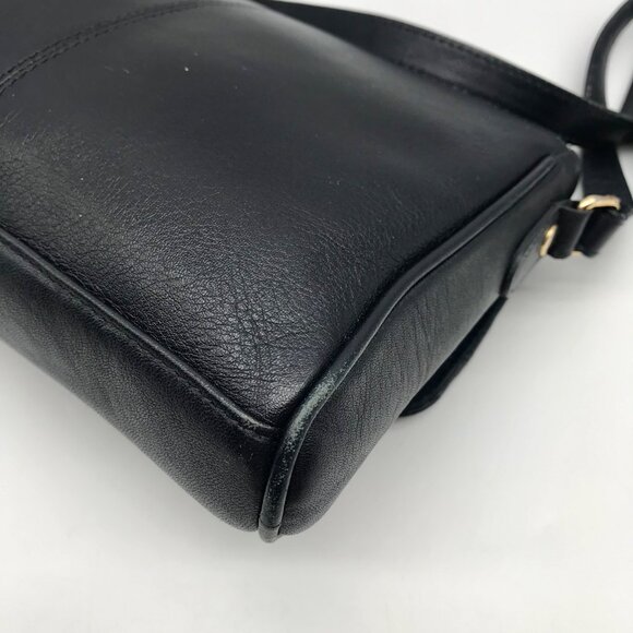 Etienne Aigner Black Leather Crossbody - Picture 8 of 10